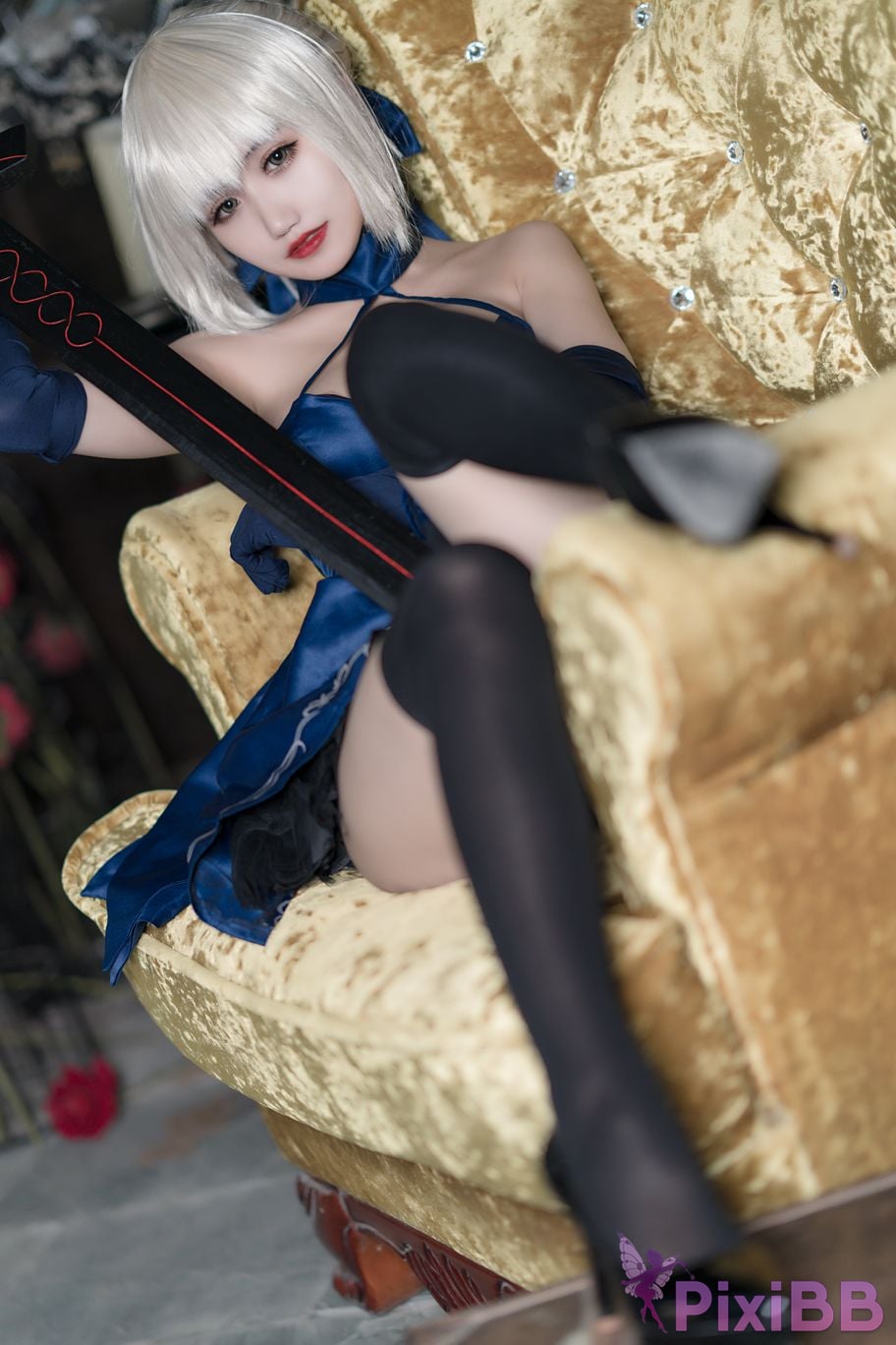 Coser xiao cang qian dai w FGO PixiBB.COM 006