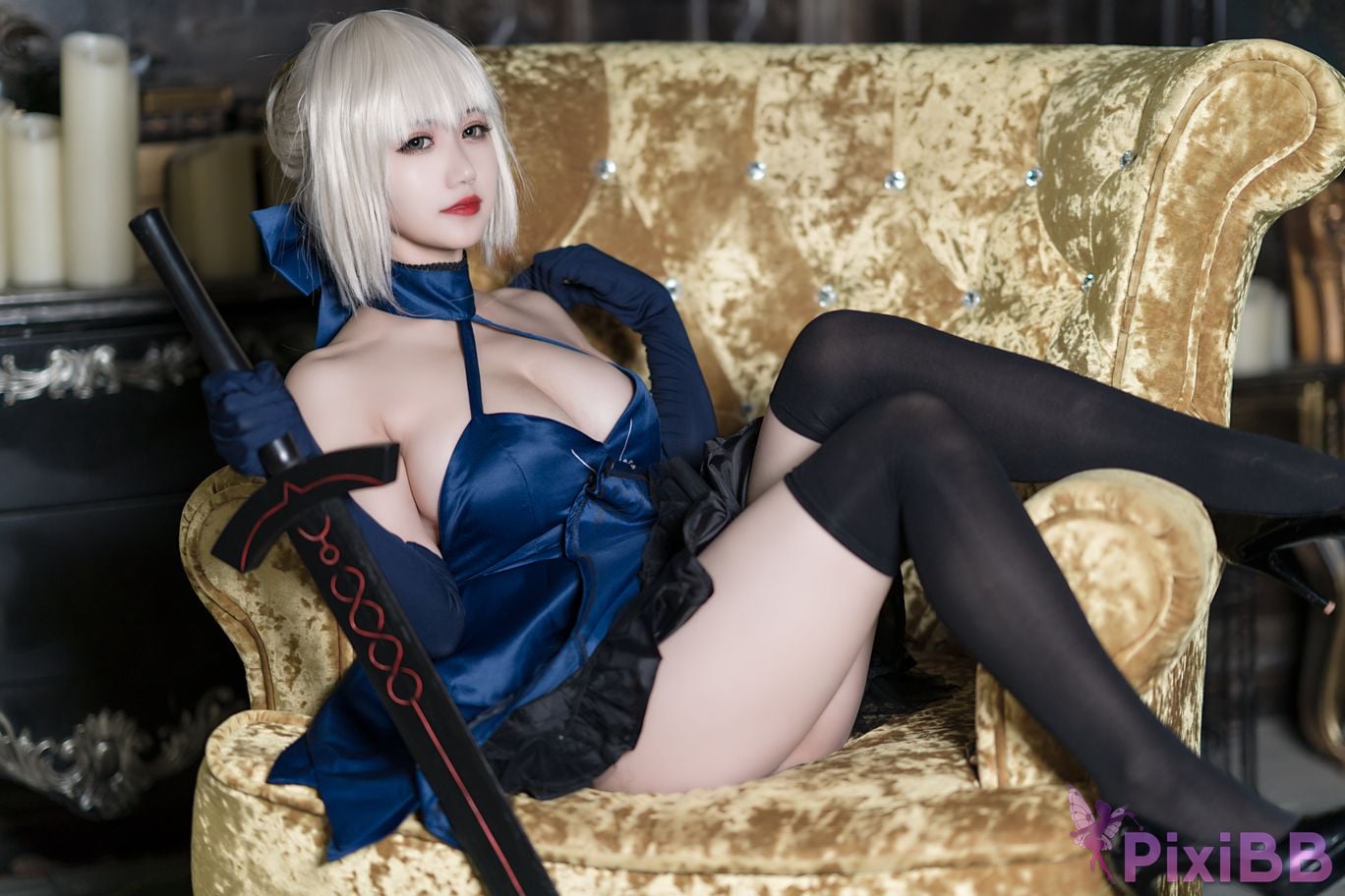 Coser xiao cang qian dai w FGO PixiBB.COM 007