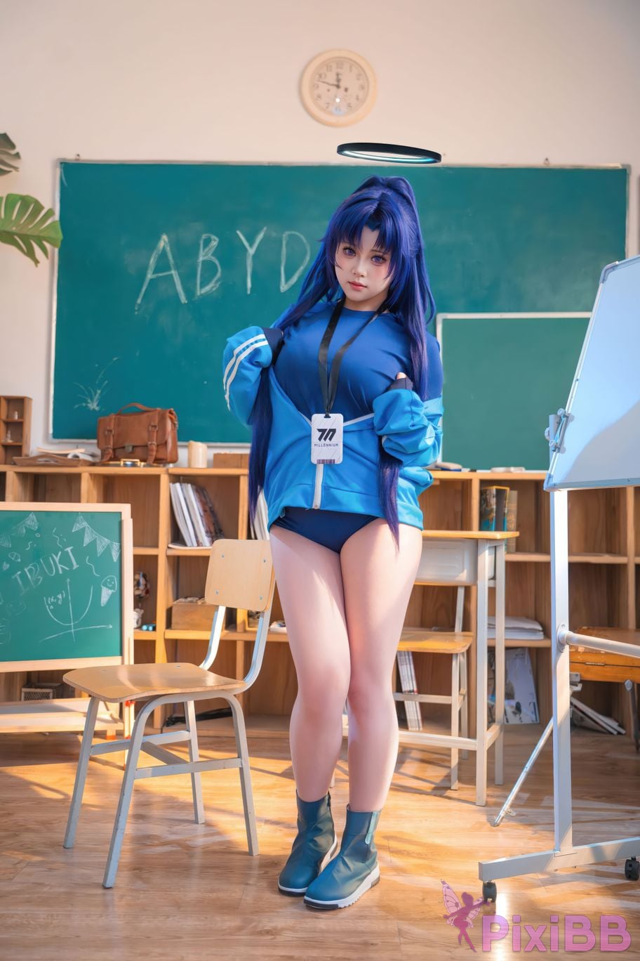 Cosplayer qin kuai Blue Archive Hayase Yuka PixiBB.COM 001