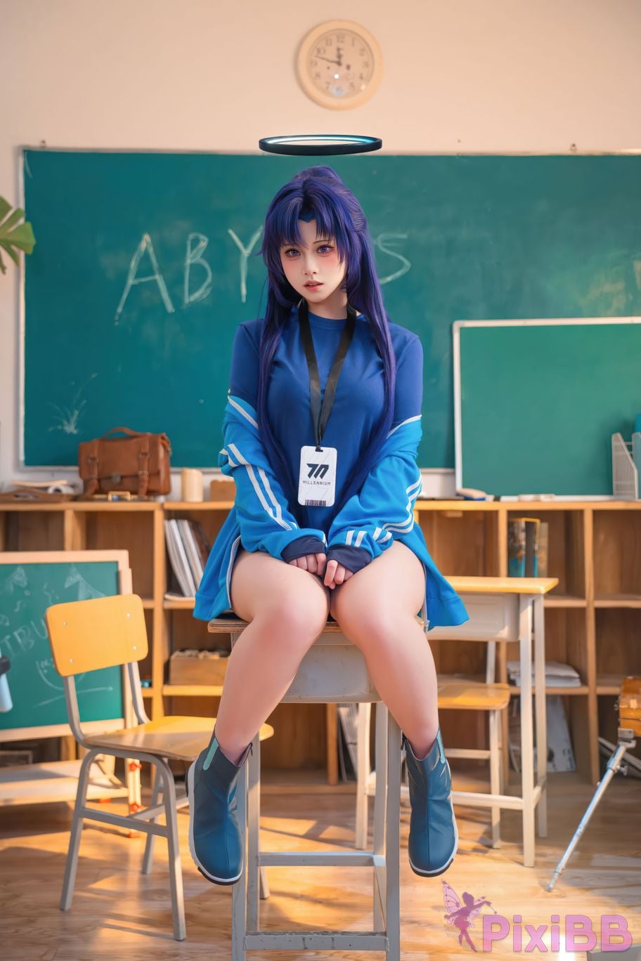 Cosplayer qin kuai Blue Archive Hayase Yuka PixiBB.COM 002