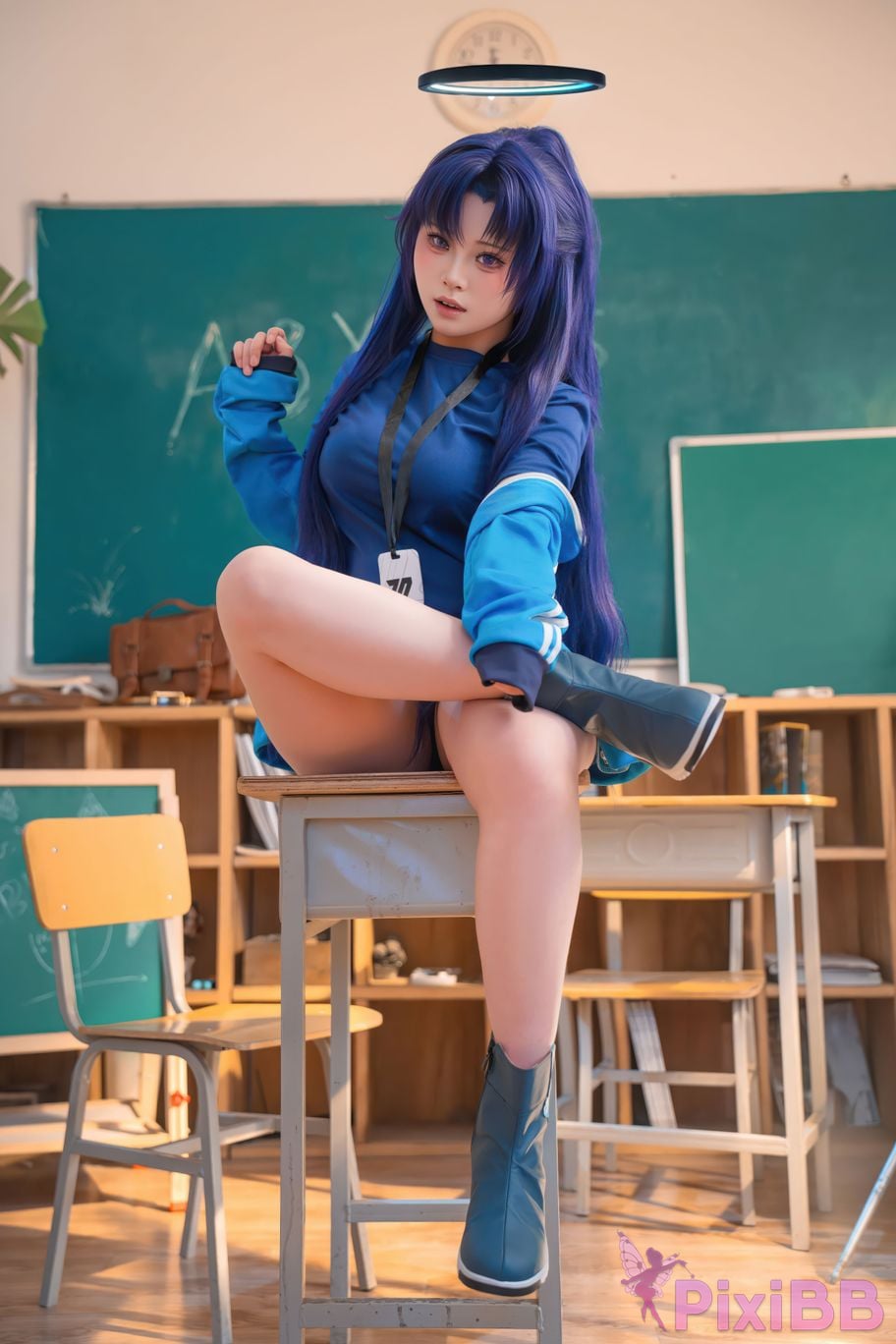 Cosplayer qin kuai Blue Archive Hayase Yuka PixiBB.COM 003