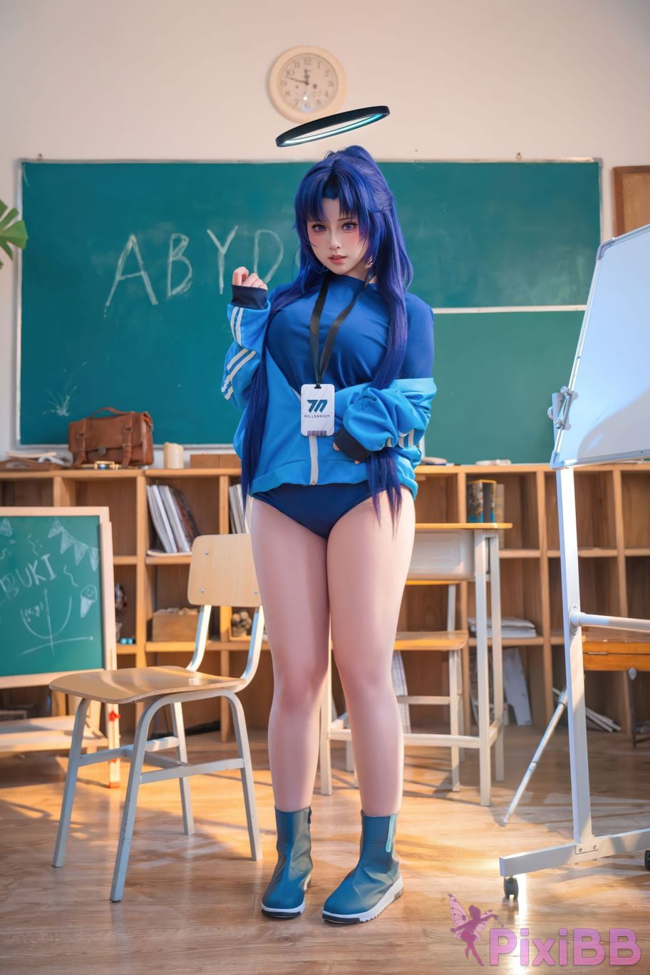 Cosplayer qin kuai Blue Archive Hayase Yuka PixiBB.COM 012