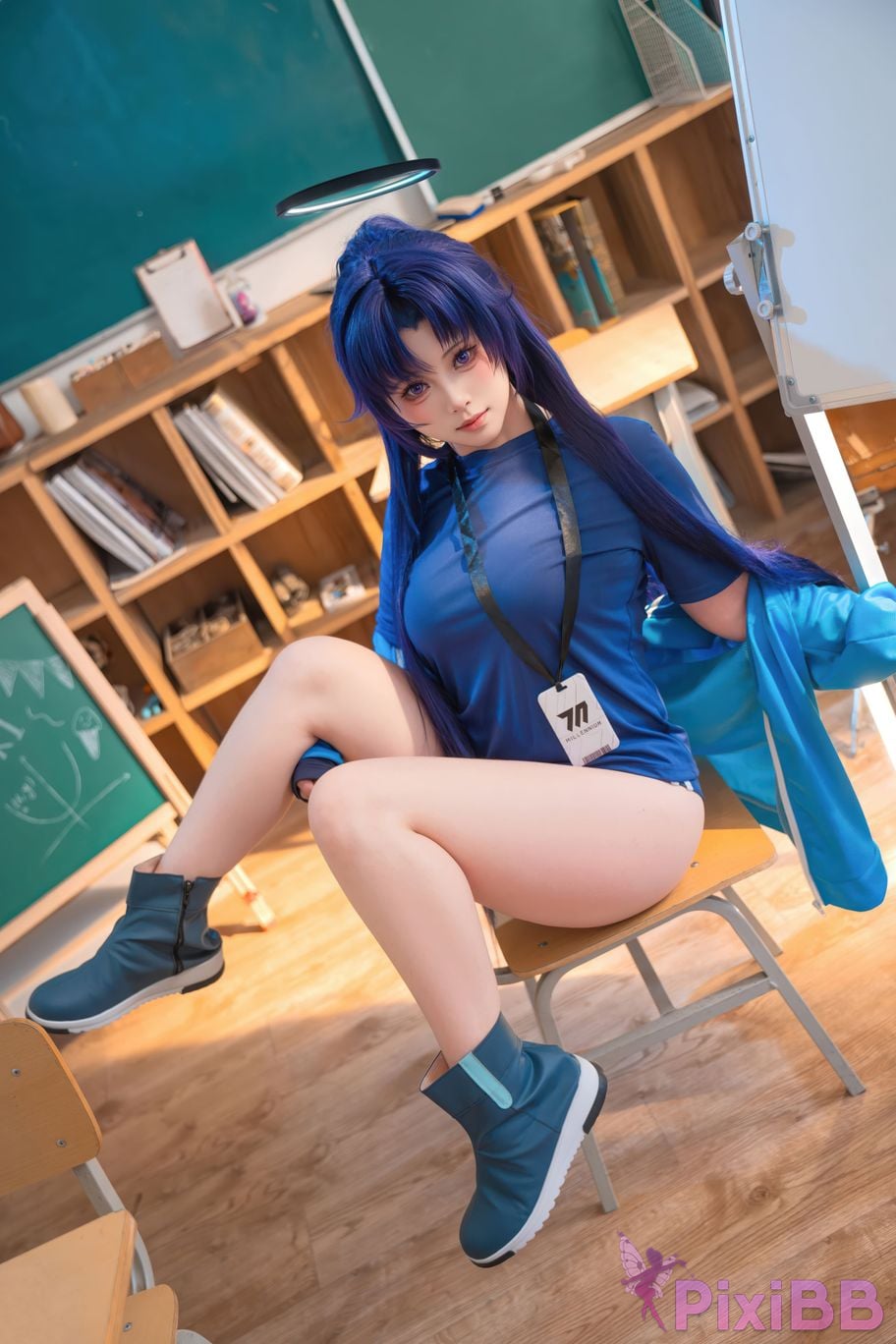 Cosplayer qin kuai Blue Archive Hayase Yuka PixiBB.COM 055
