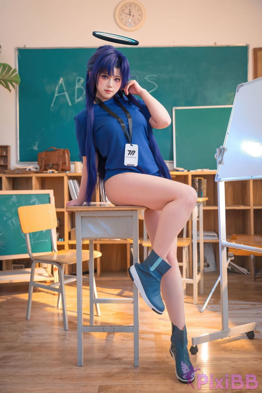 Cosplayer qin kuai Blue Archive Hayase Yuka PixiBB.COM 057