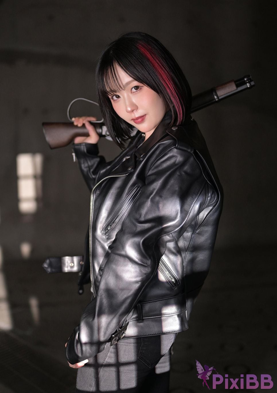 Japanese Idol Yuki Yomichi night snow Arms Magazine Digital Photo Collection BOOK in GUN ACTION PixiBB.COM 018