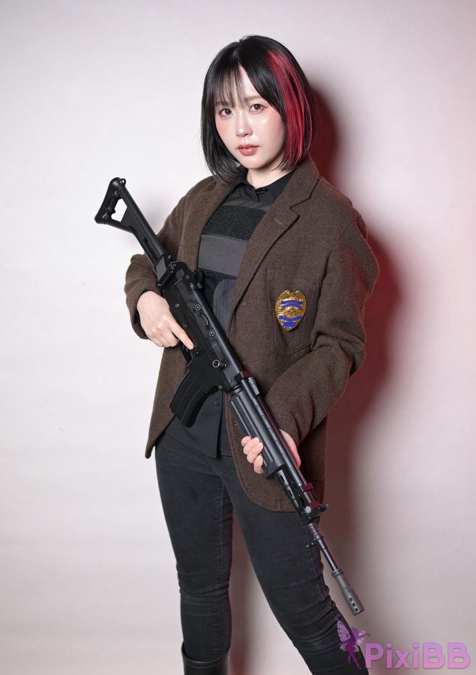 Japanese Idol Yuki Yomichi night snow Arms Magazine Digital Photo Collection BOOK in GUN ACTION PixiBB.COM 022