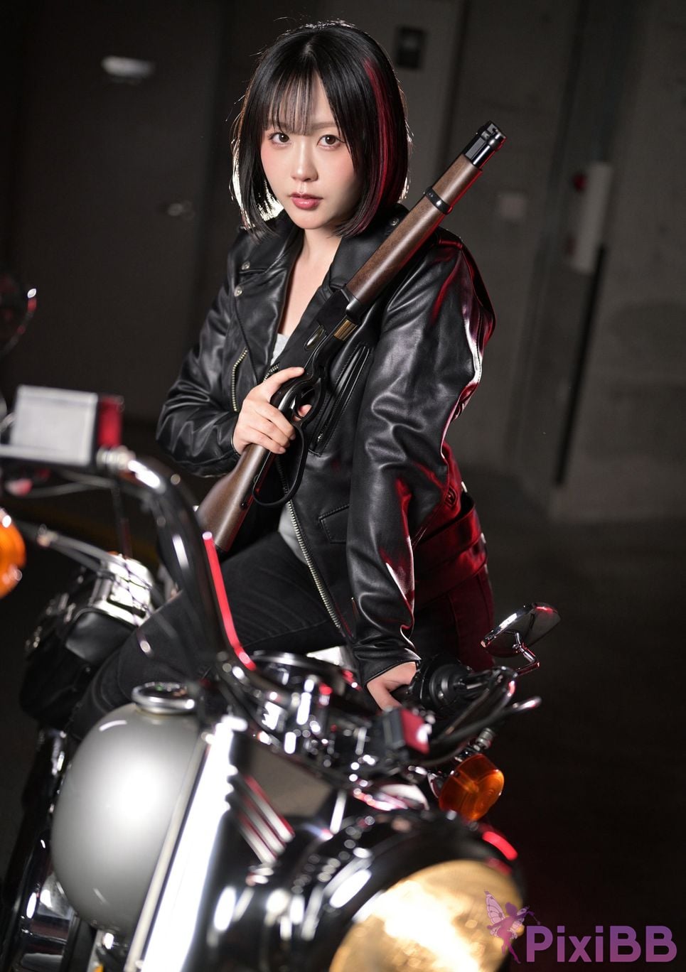 Japanese Idol Yuki Yomichi night snow Arms Magazine Digital Photo Collection BOOK in GUN ACTION PixiBB.COM 023