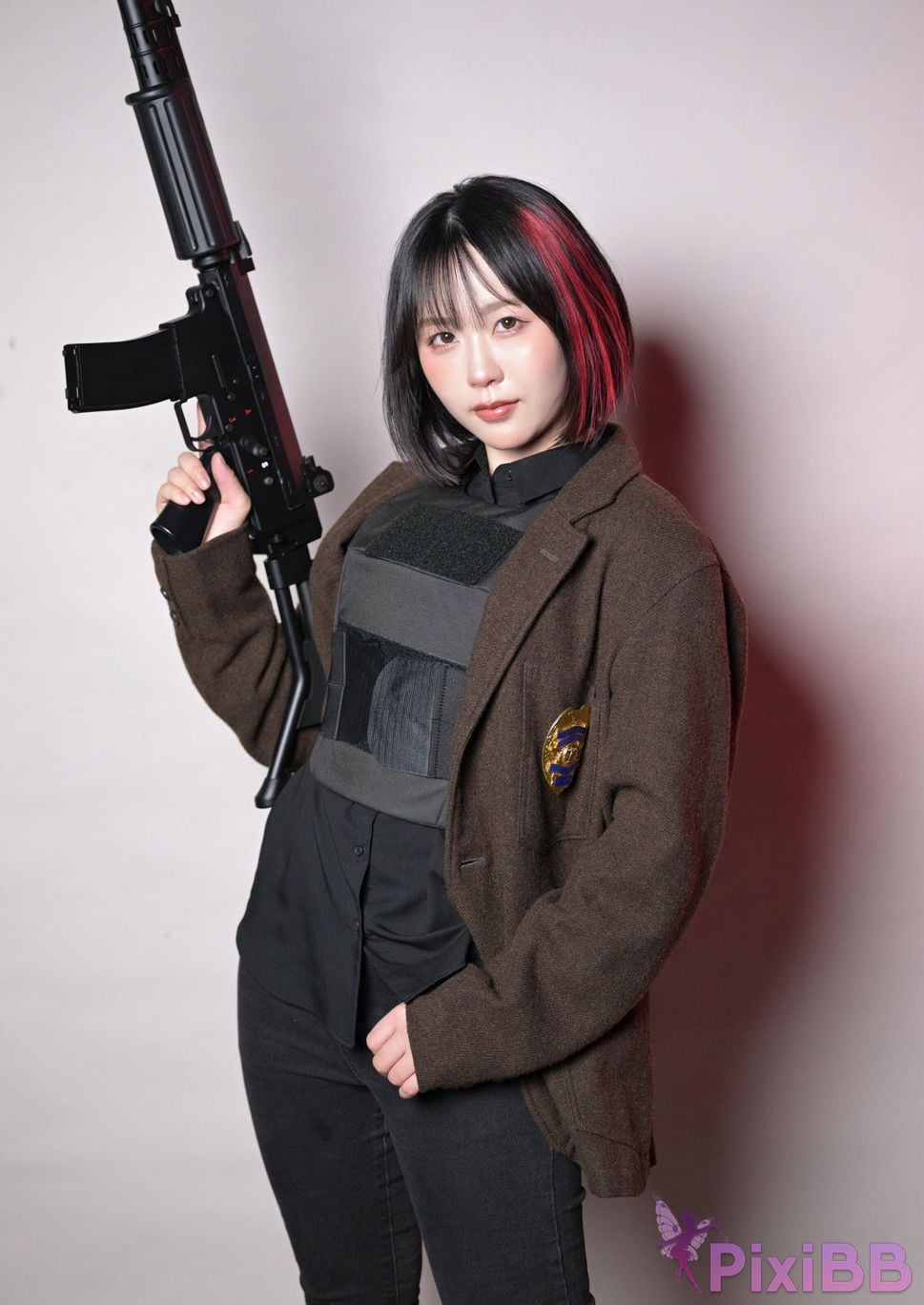 Japanese Idol Yuki Yomichi night snow Arms Magazine Digital Photo Collection BOOK in GUN ACTION PixiBB.COM 024