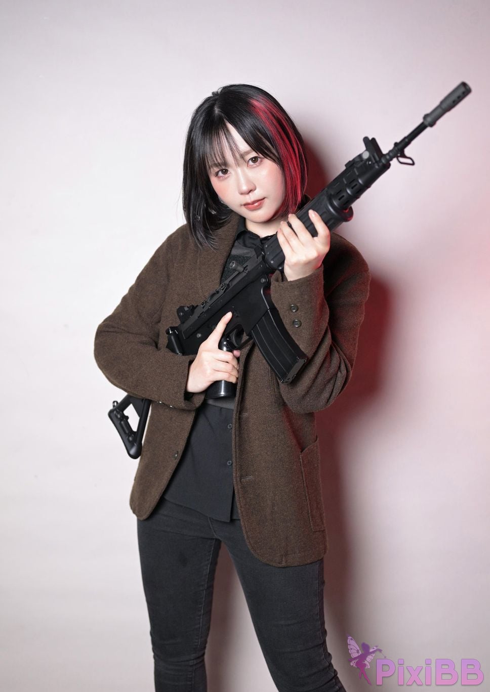 Japanese Idol Yuki Yomichi night snow Arms Magazine Digital Photo Collection BOOK in GUN ACTION PixiBB.COM 025