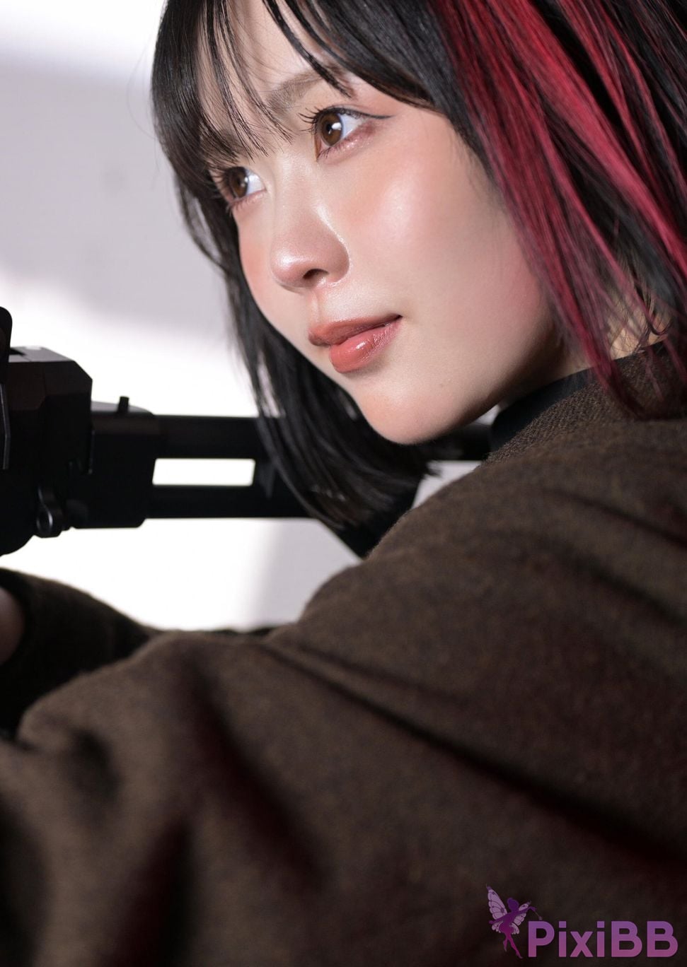 Japanese Idol Yuki Yomichi night snow Arms Magazine Digital Photo Collection BOOK in GUN ACTION PixiBB.COM 026