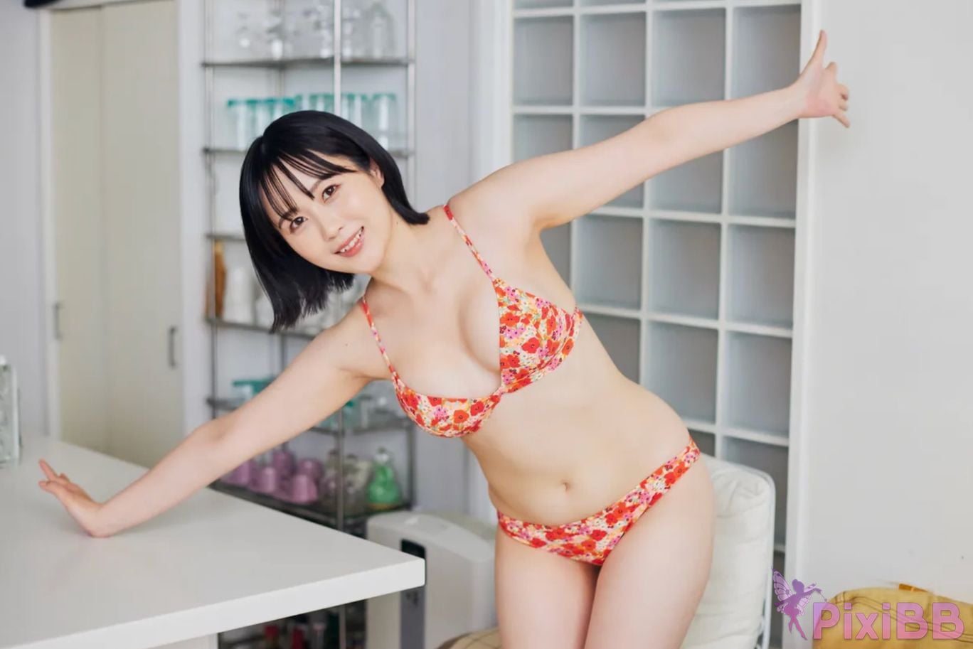 Japanese Idol Yuki Yomichi Night Road Snow FRIDAY Digital Photo Book Lets do it PixiBB.COM 061