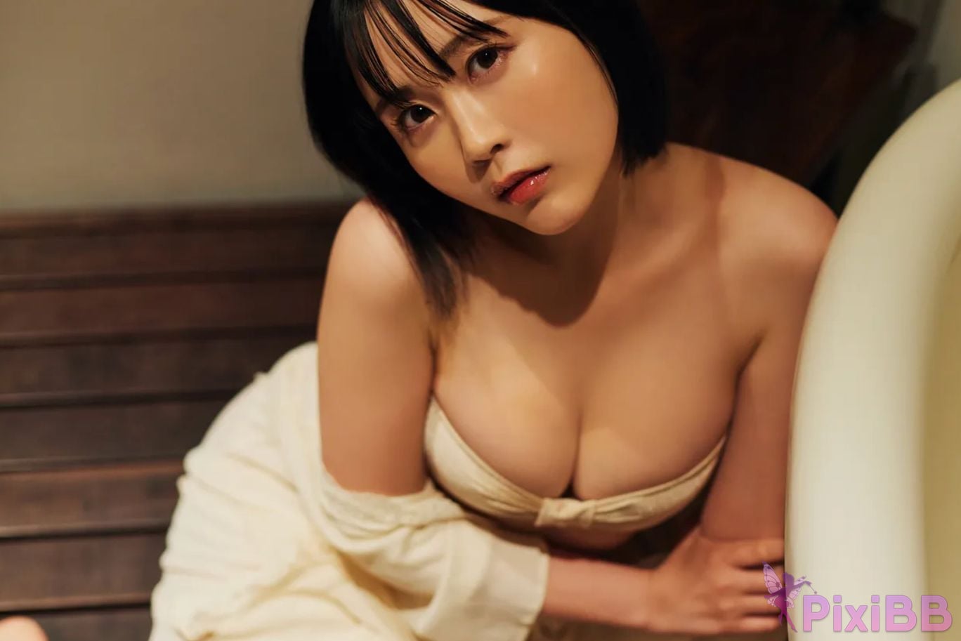 Japanese Idol Yuki Yomichi Night Road Snow FRIDAY Digital Photo Book Lets do it PixiBB.COM 147