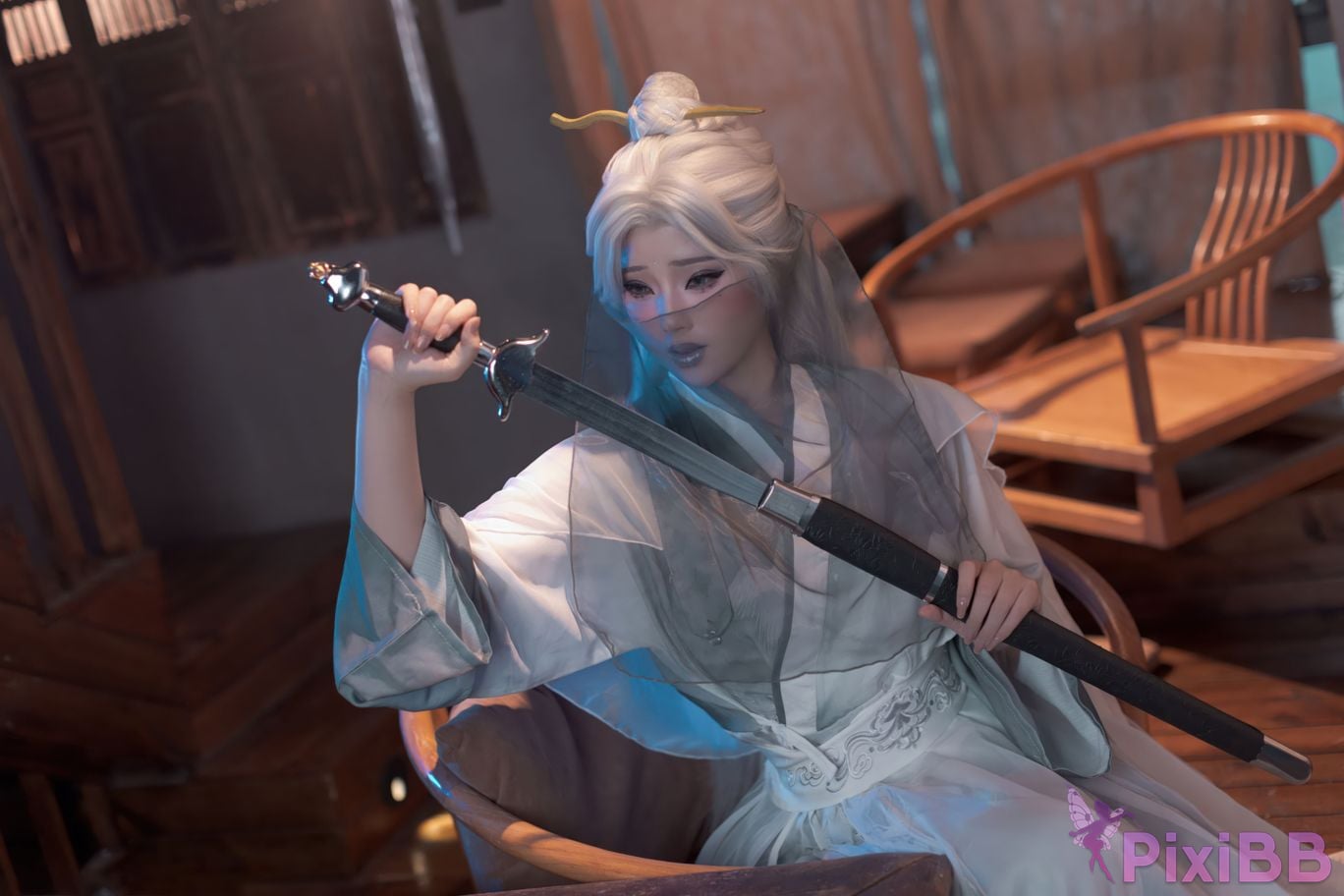 Cosplayer Titanium alloy TiTi Sword Immortal Master PixiBB.COM 011
