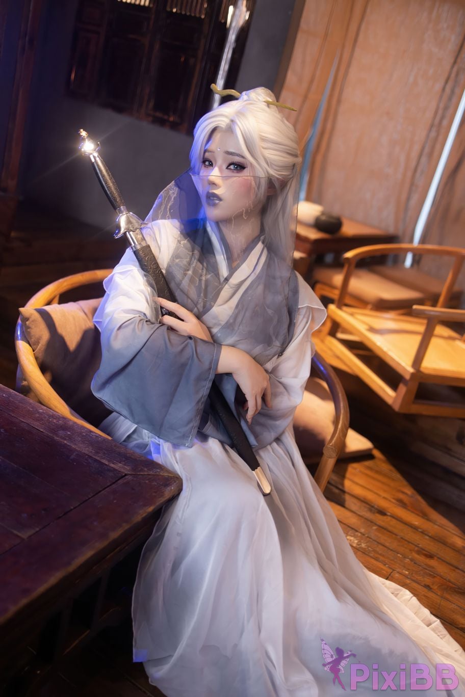 Cosplayer Titanium alloy TiTi Sword Immortal Master PixiBB.COM 014