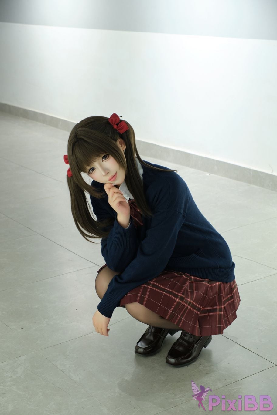Cosplayer walnut cat Kurumineko JK Uniform Diary Vol.1 Invite PixiBB.COM 015