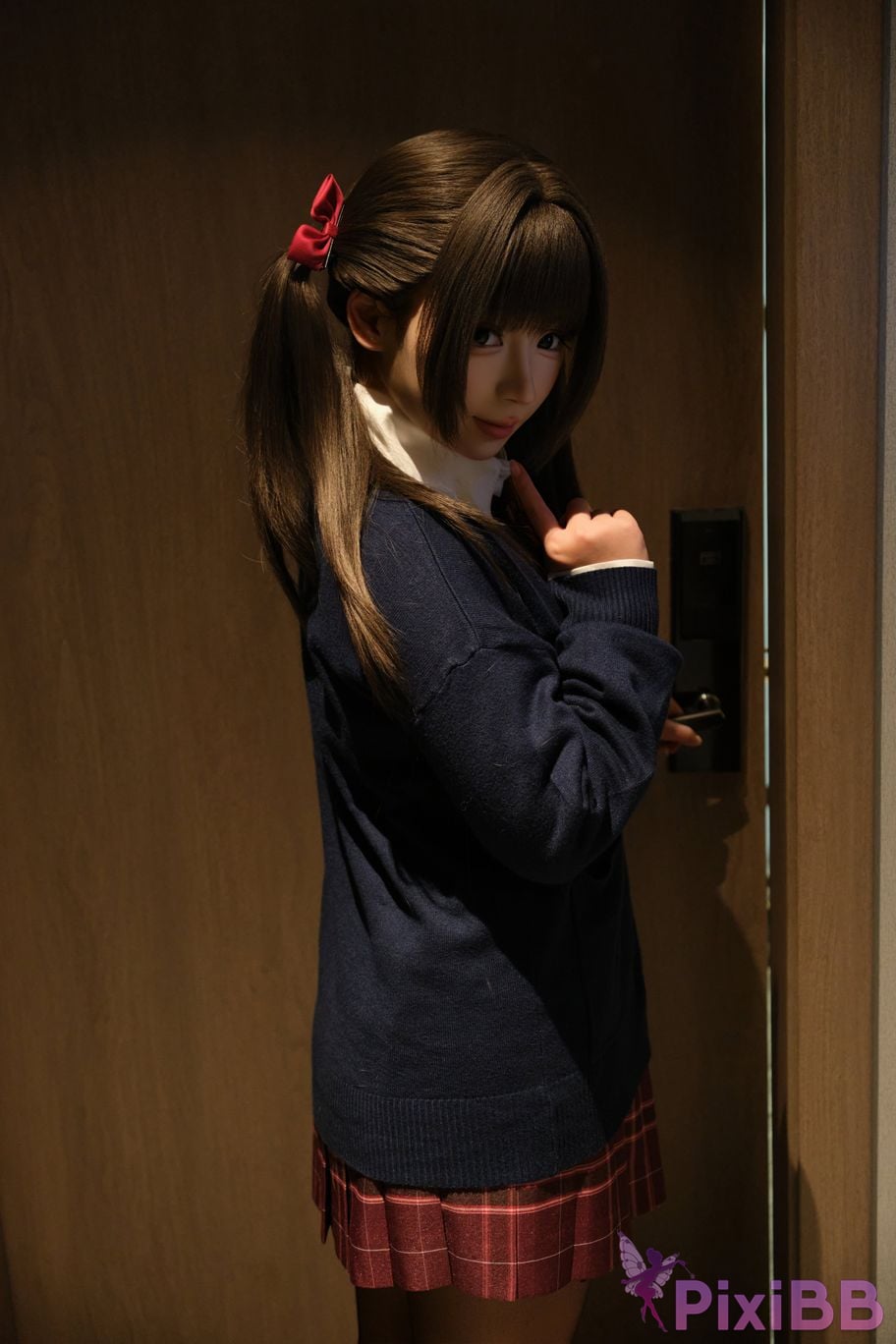 Cosplayer walnut cat Kurumineko JK Uniform Diary Vol.1 Invite PixiBB.COM 021