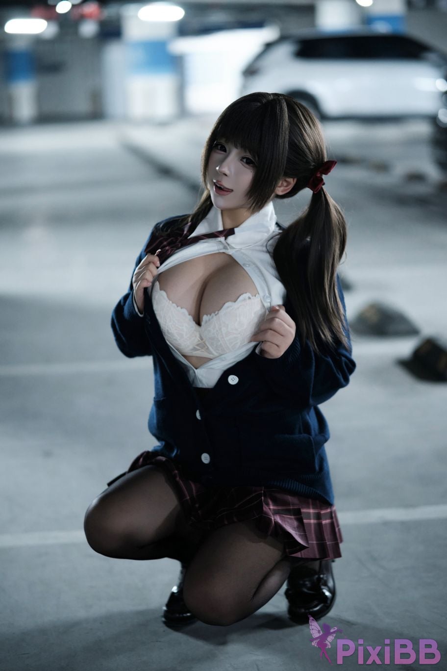 Cosplayer walnut cat Kurumineko JK Uniform Diary Vol.1 Invite PixiBB.COM 184