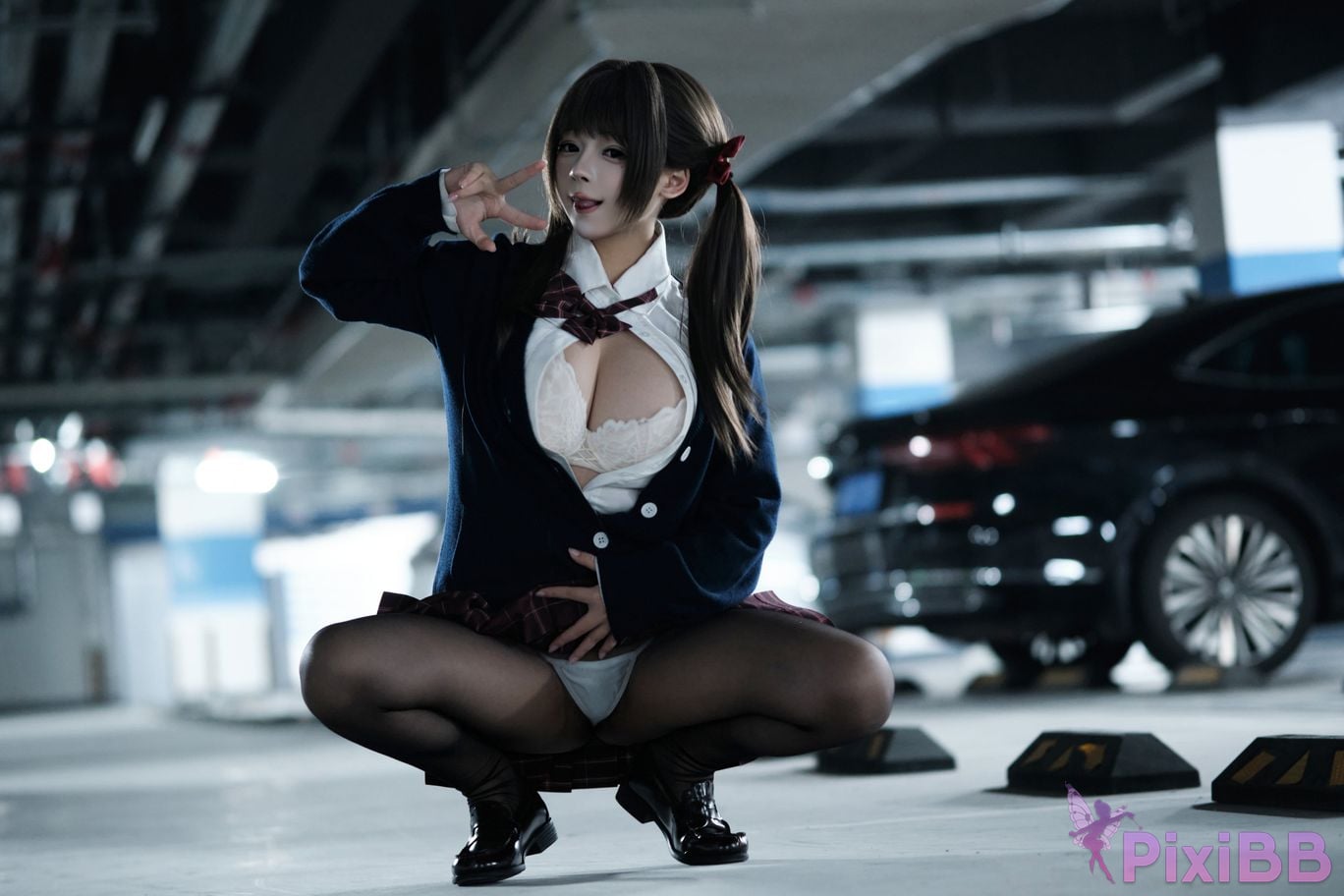 Cosplayer walnut cat Kurumineko JK Uniform Diary Vol.1 Invite PixiBB.COM 188