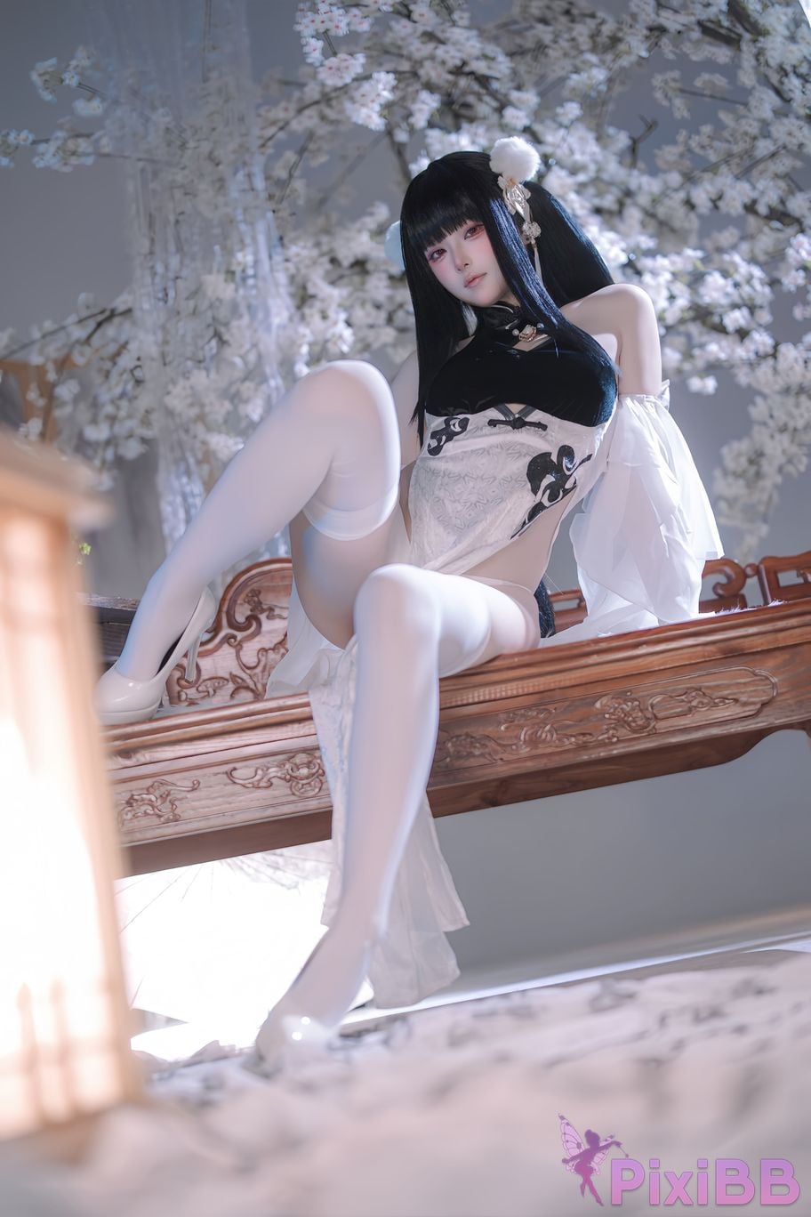 Cosplayer Island fish azur lane Strasser Gorgeous books and beautiful jade PixiBB.COM 006