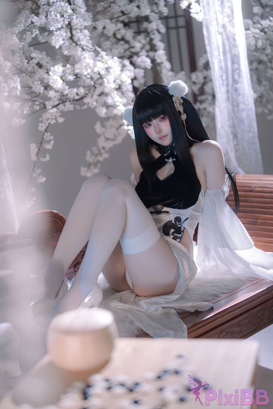 Cosplayer Island fish azur lane Strasser Gorgeous books and beautiful jade PixiBB.COM 010