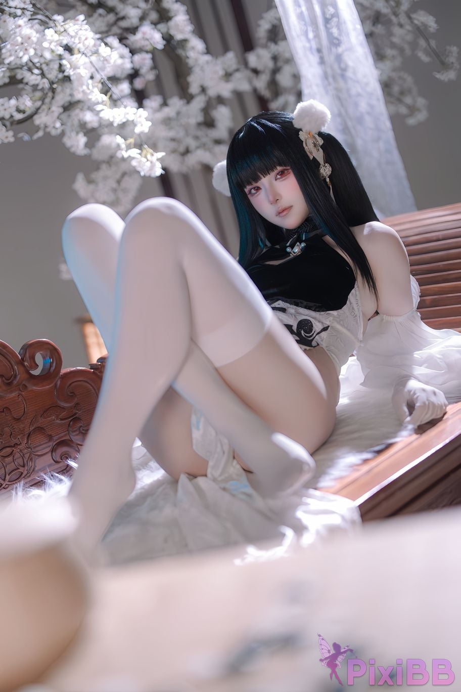 Cosplayer Island fish azur lane Strasser Gorgeous books and beautiful jade PixiBB.COM 012