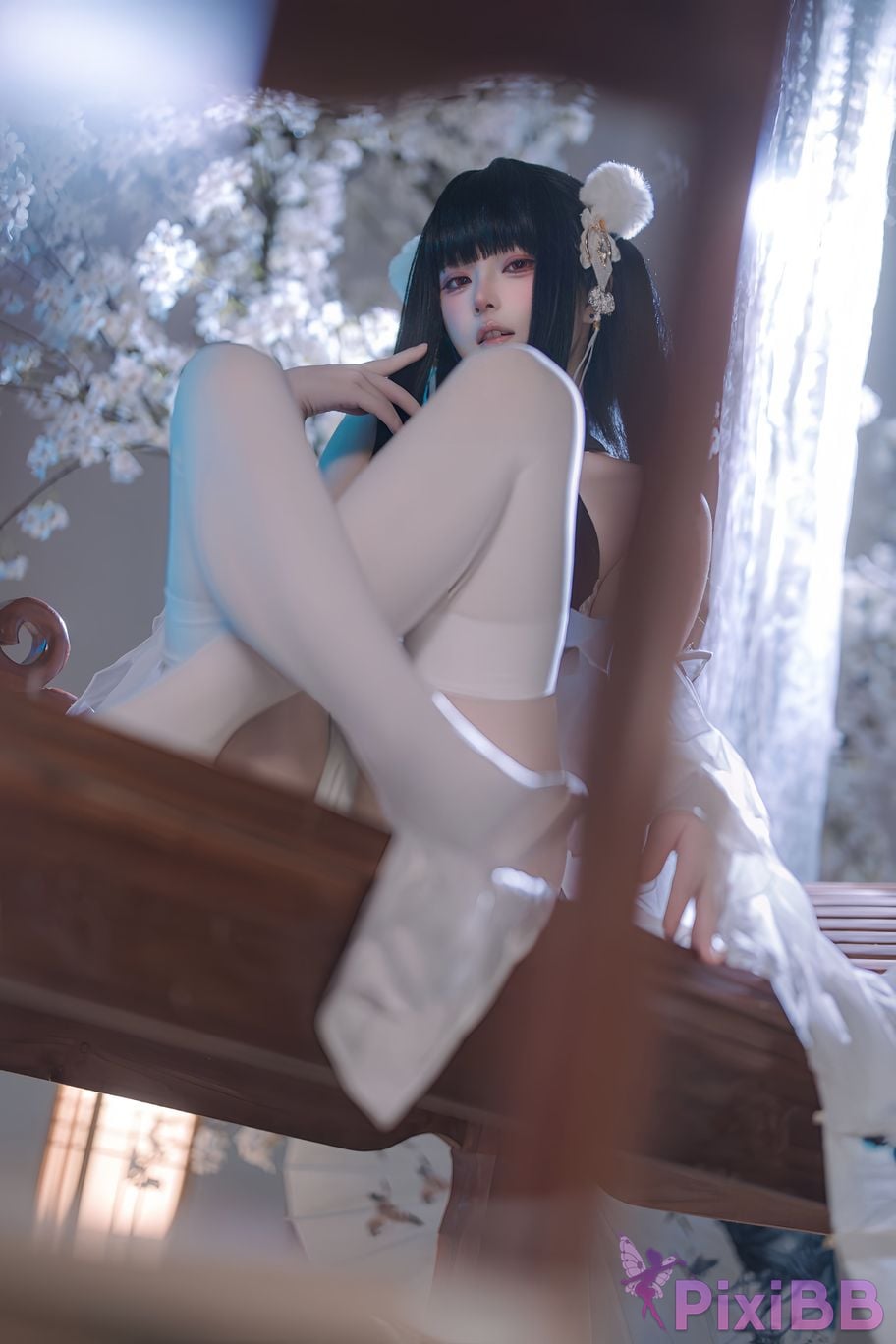 Cosplayer Island fish azur lane Strasser Gorgeous books and beautiful jade PixiBB.COM 017