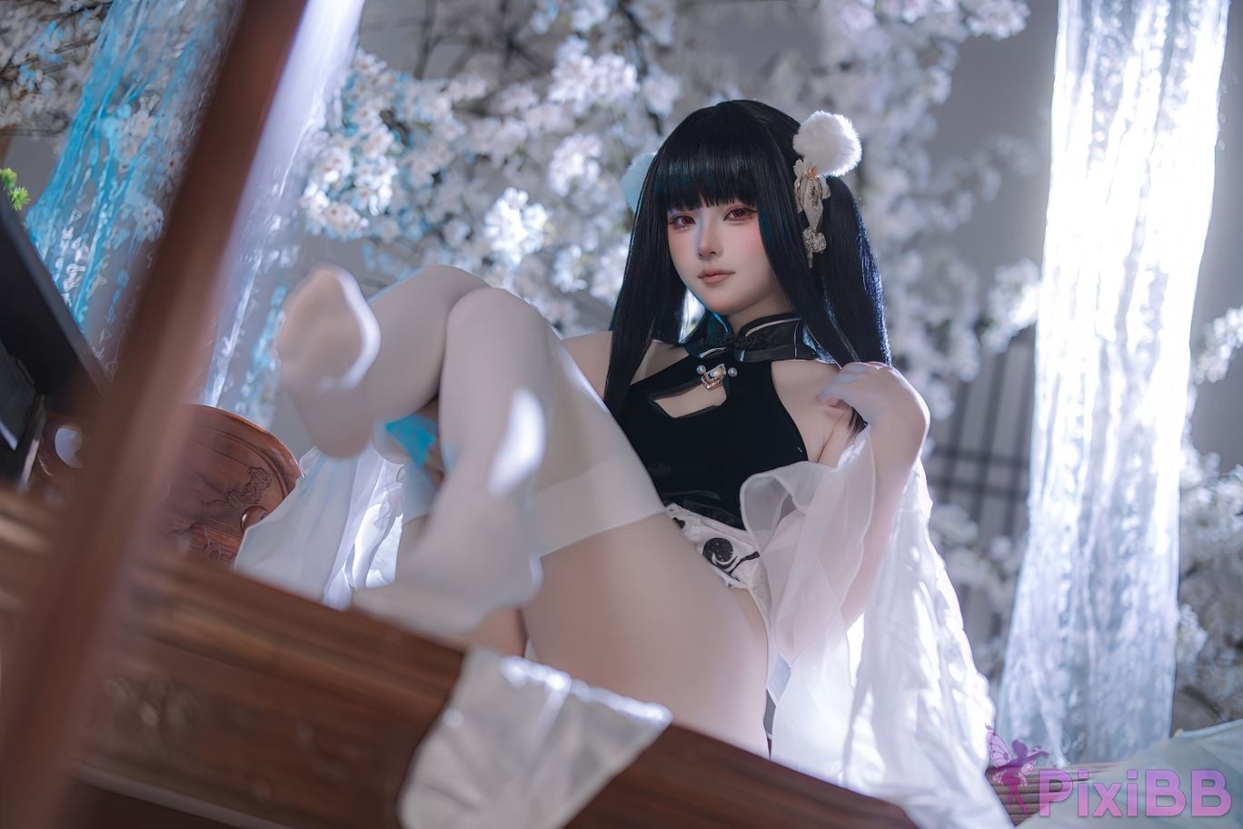 Cosplayer Island fish azur lane Strasser Gorgeous books and beautiful jade PixiBB.COM 019