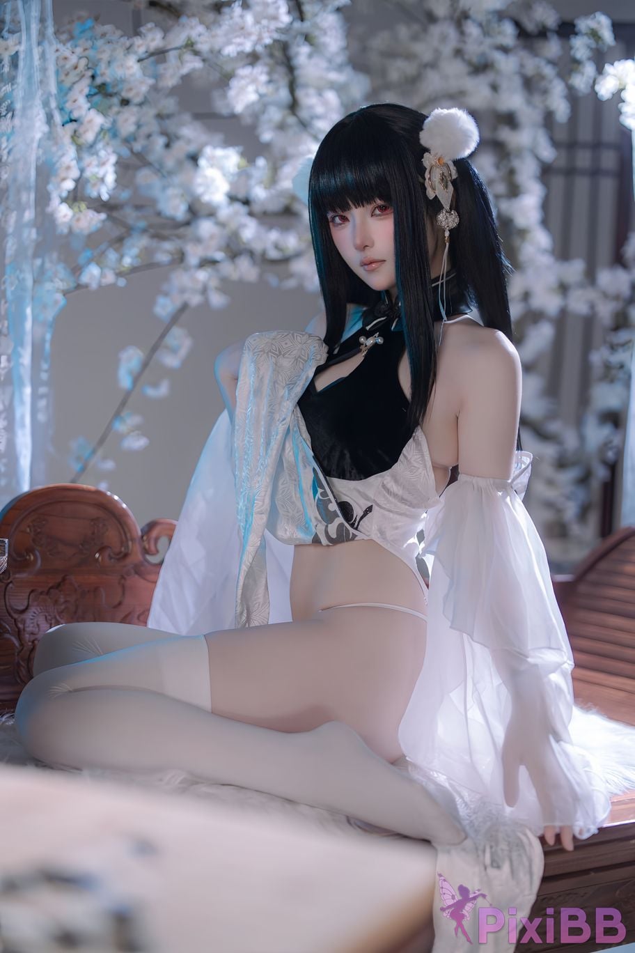 Cosplayer Island fish azur lane Strasser Gorgeous books and beautiful jade PixiBB.COM 020