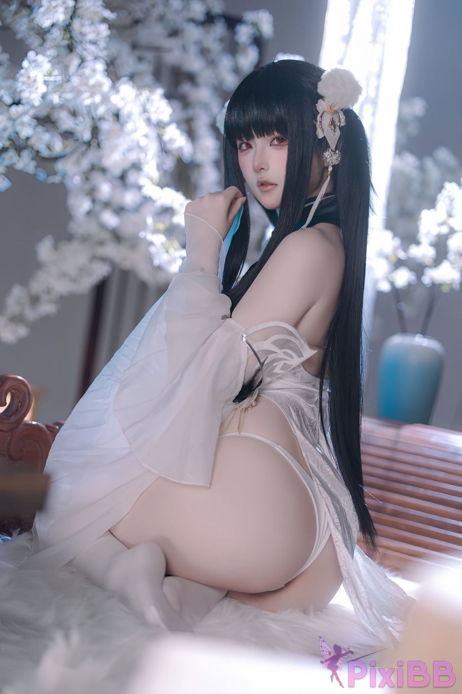 Cosplayer Island fish azur lane Strasser Gorgeous books and beautiful jade PixiBB.COM 022