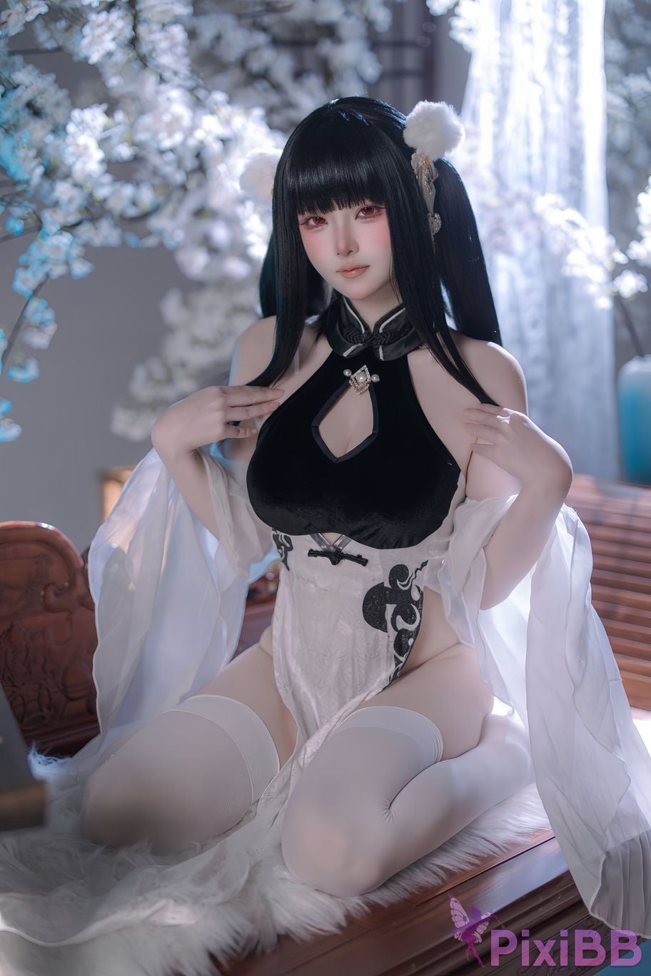 Cosplayer Island fish azur lane Strasser Gorgeous books and beautiful jade PixiBB.COM 028