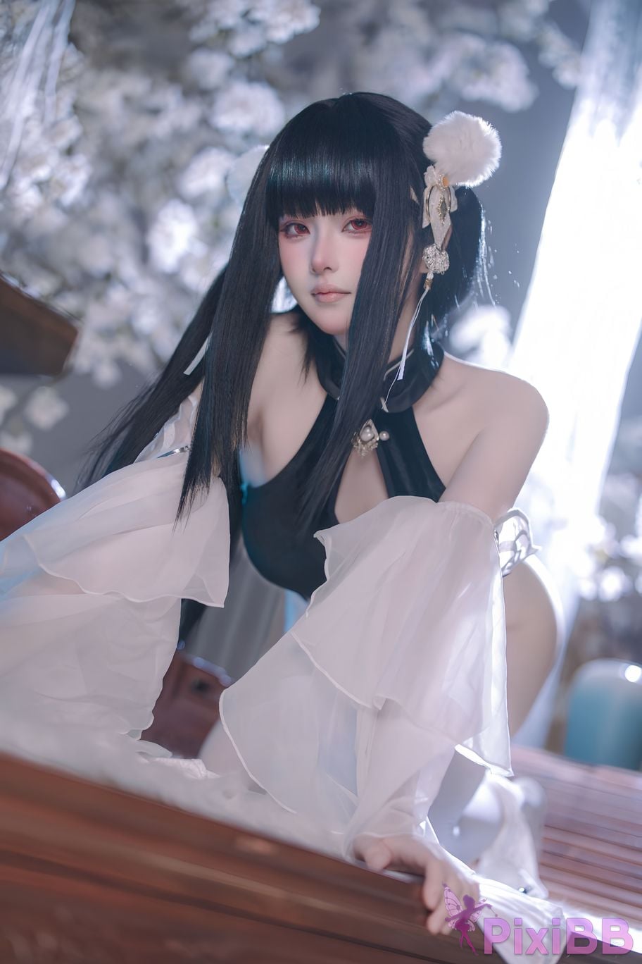 Cosplayer Island fish azur lane Strasser Gorgeous books and beautiful jade PixiBB.COM 044