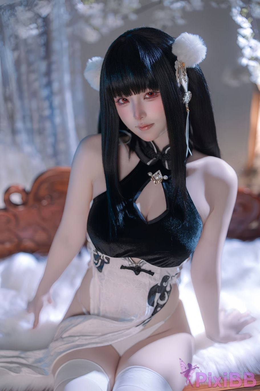 Cosplayer Island fish azur lane Strasser Gorgeous books and beautiful jade PixiBB.COM 060