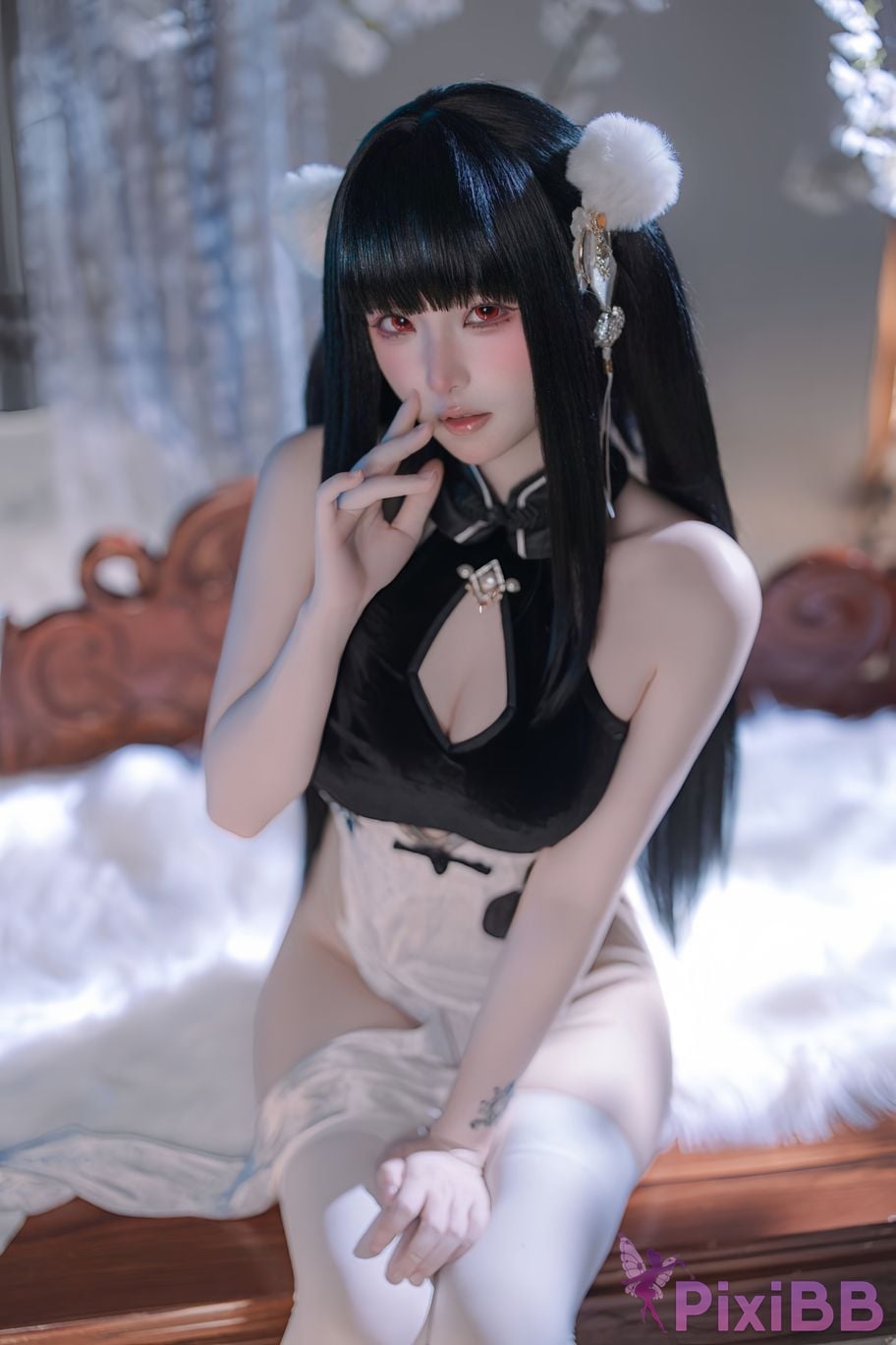 Cosplayer Island fish azur lane Strasser Gorgeous books and beautiful jade PixiBB.COM 061