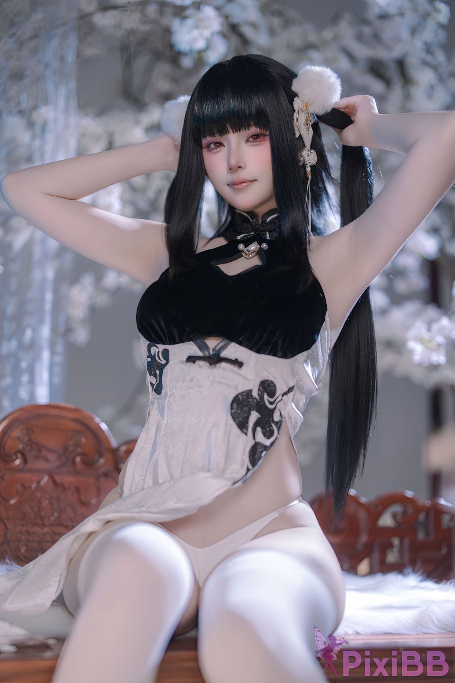 Cosplayer Island fish azur lane Strasser Gorgeous books and beautiful jade PixiBB.COM 063