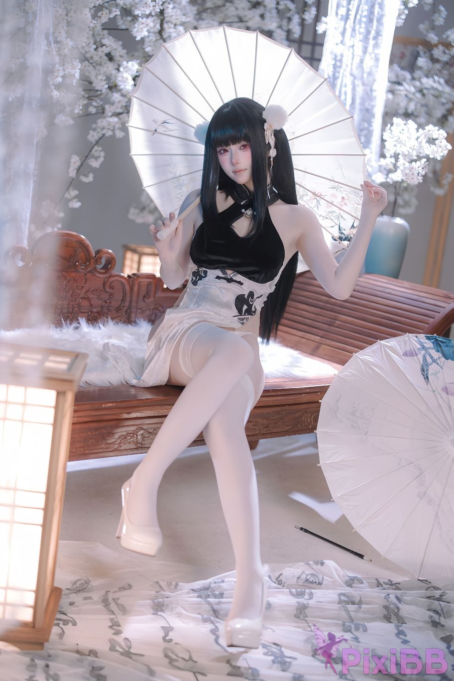 Cosplayer Island fish azur lane Strasser Gorgeous books and beautiful jade PixiBB.COM 076