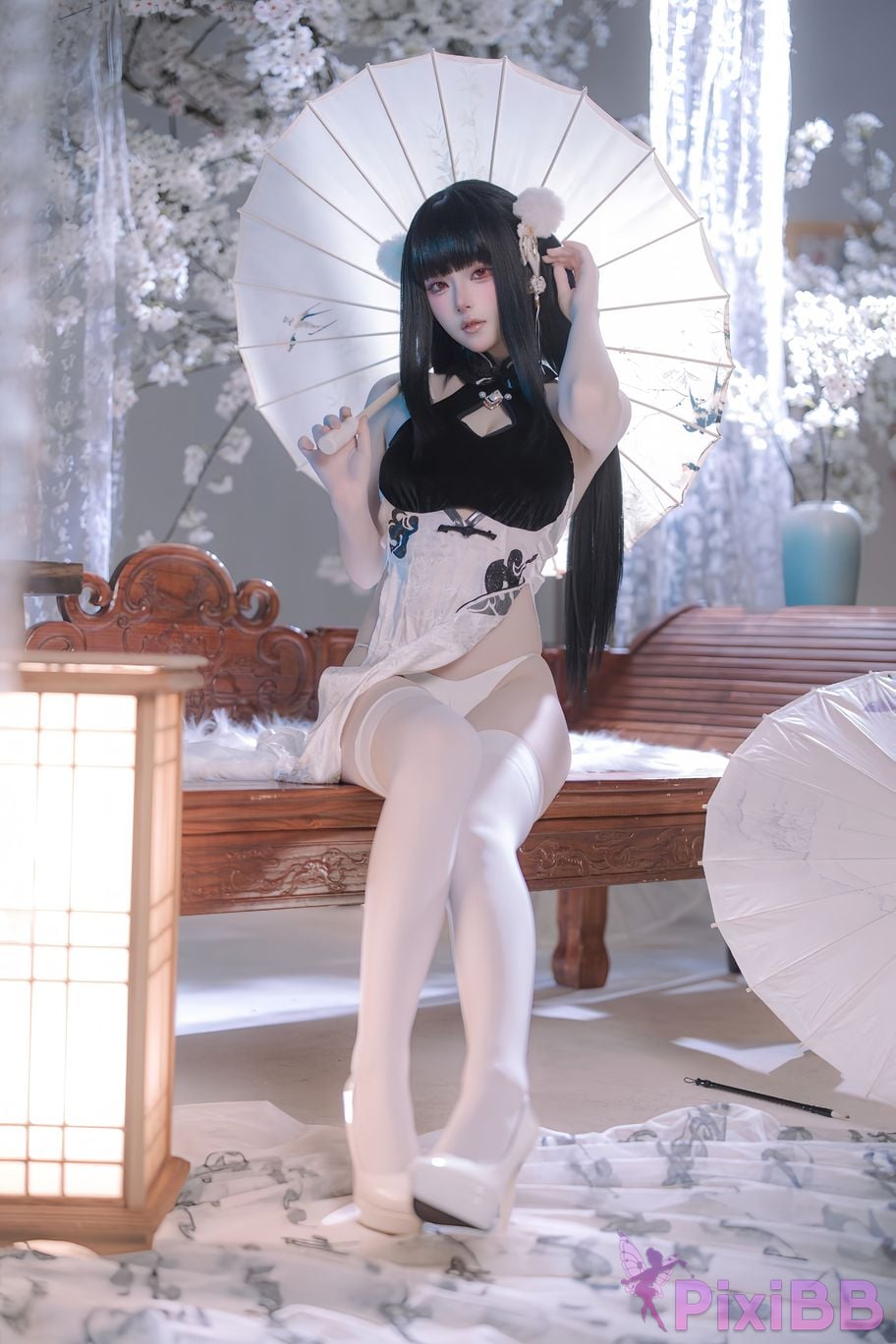 Cosplayer Island fish azur lane Strasser Gorgeous books and beautiful jade PixiBB.COM 077