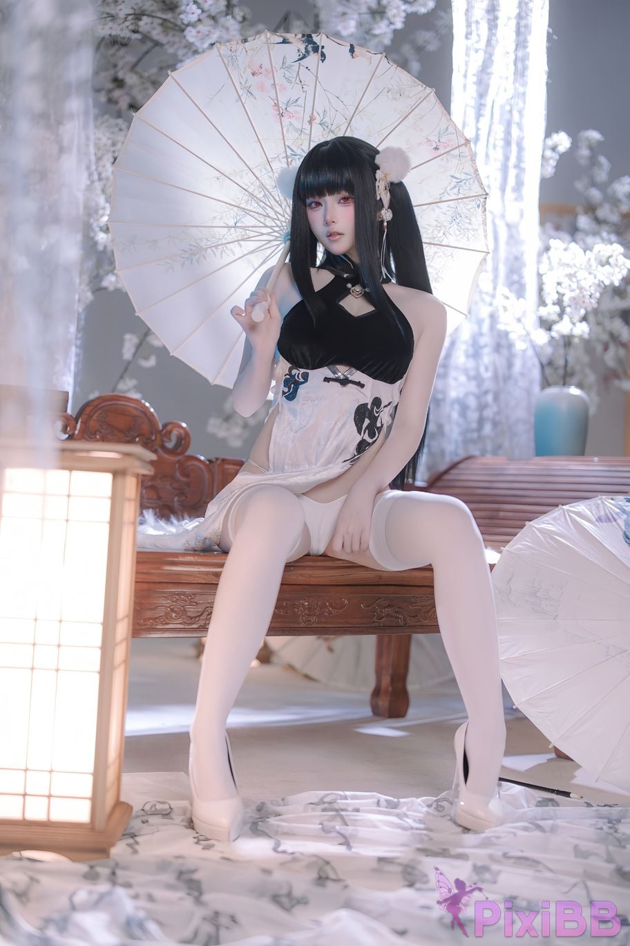 Cosplayer Island fish azur lane Strasser Gorgeous books and beautiful jade PixiBB.COM 079