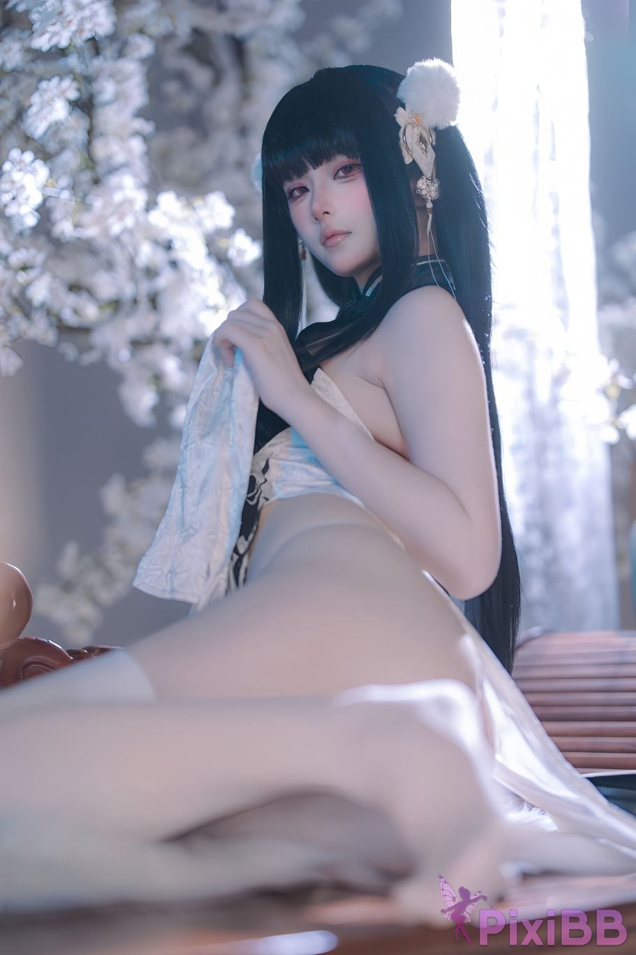 Cosplayer Island fish azur lane Strasser Gorgeous books and beautiful jade PixiBB.COM 080