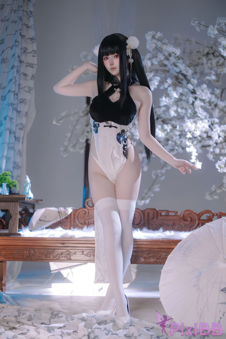 Cosplayer Island fish azur lane Strasser Gorgeous books and beautiful jade PixiBB.COM 088