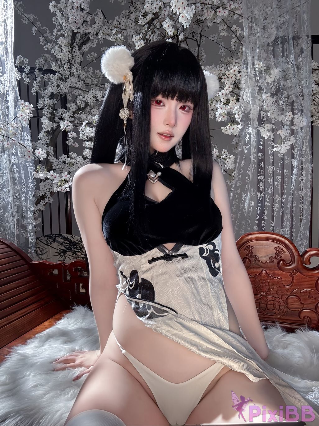 Cosplayer Island fish azur lane Strasser Gorgeous books and beautiful jade PixiBB.COM 097