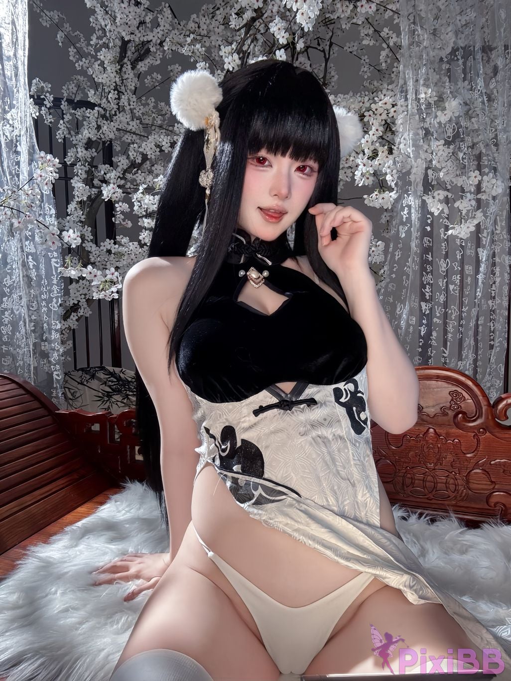 Cosplayer Island fish azur lane Strasser Gorgeous books and beautiful jade PixiBB.COM 098