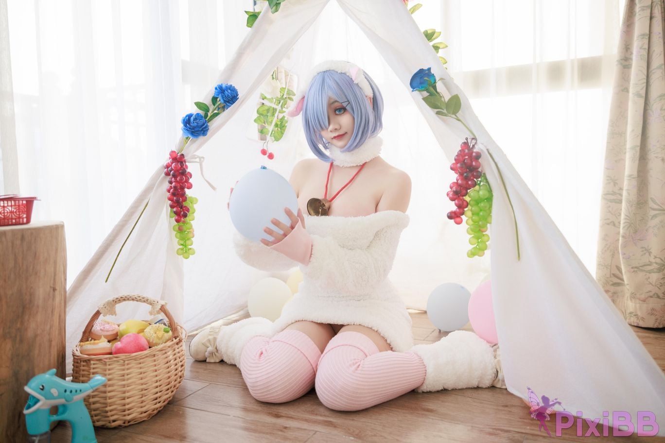 Cosplayer A Xuexue Rem lamb PixiBB.COM 002