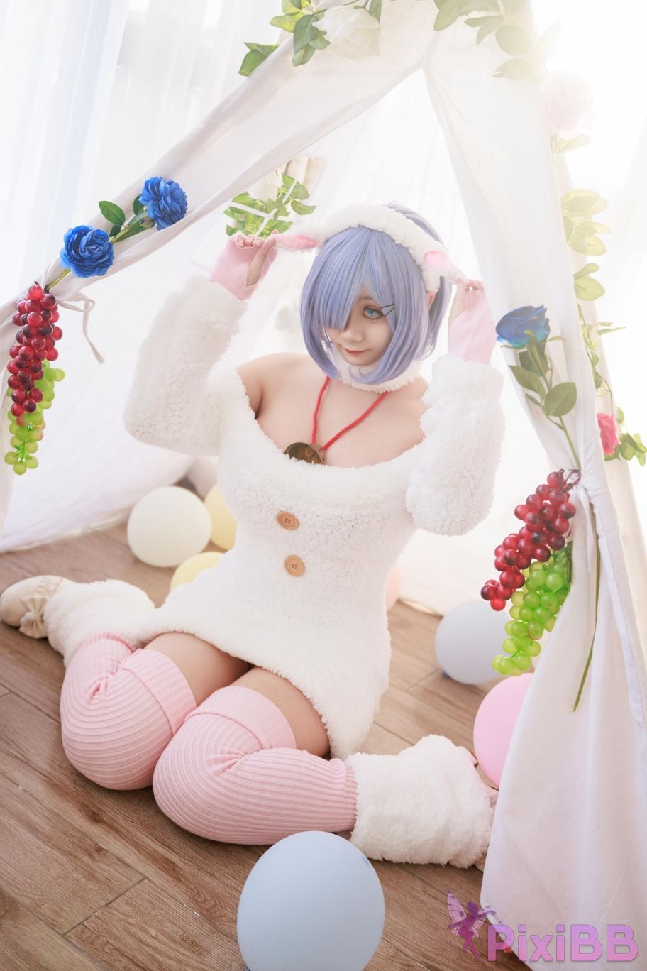 Cosplayer A Xuexue Rem lamb PixiBB.COM 003