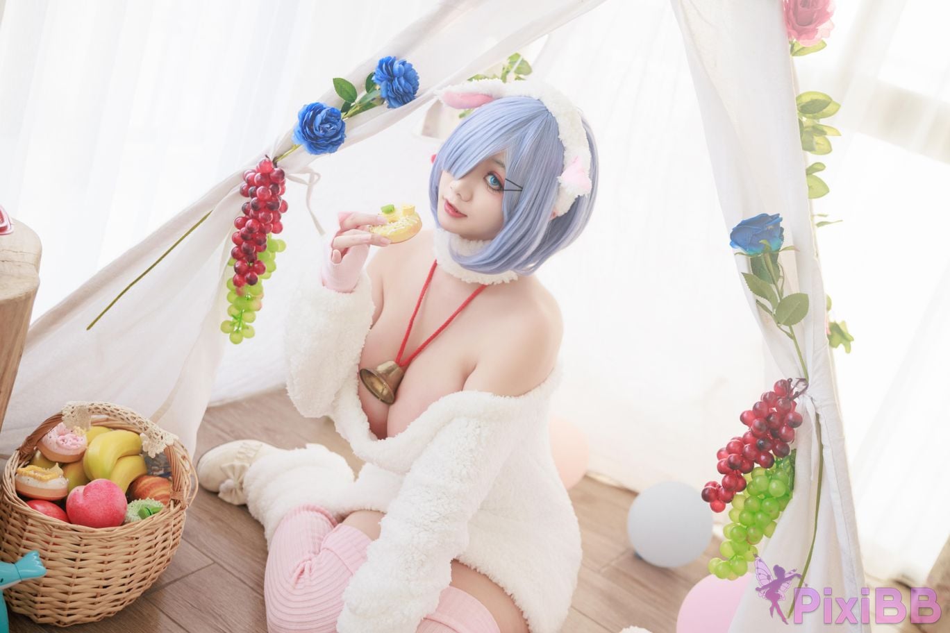 Cosplayer A Xuexue Rem lamb PixiBB.COM 004