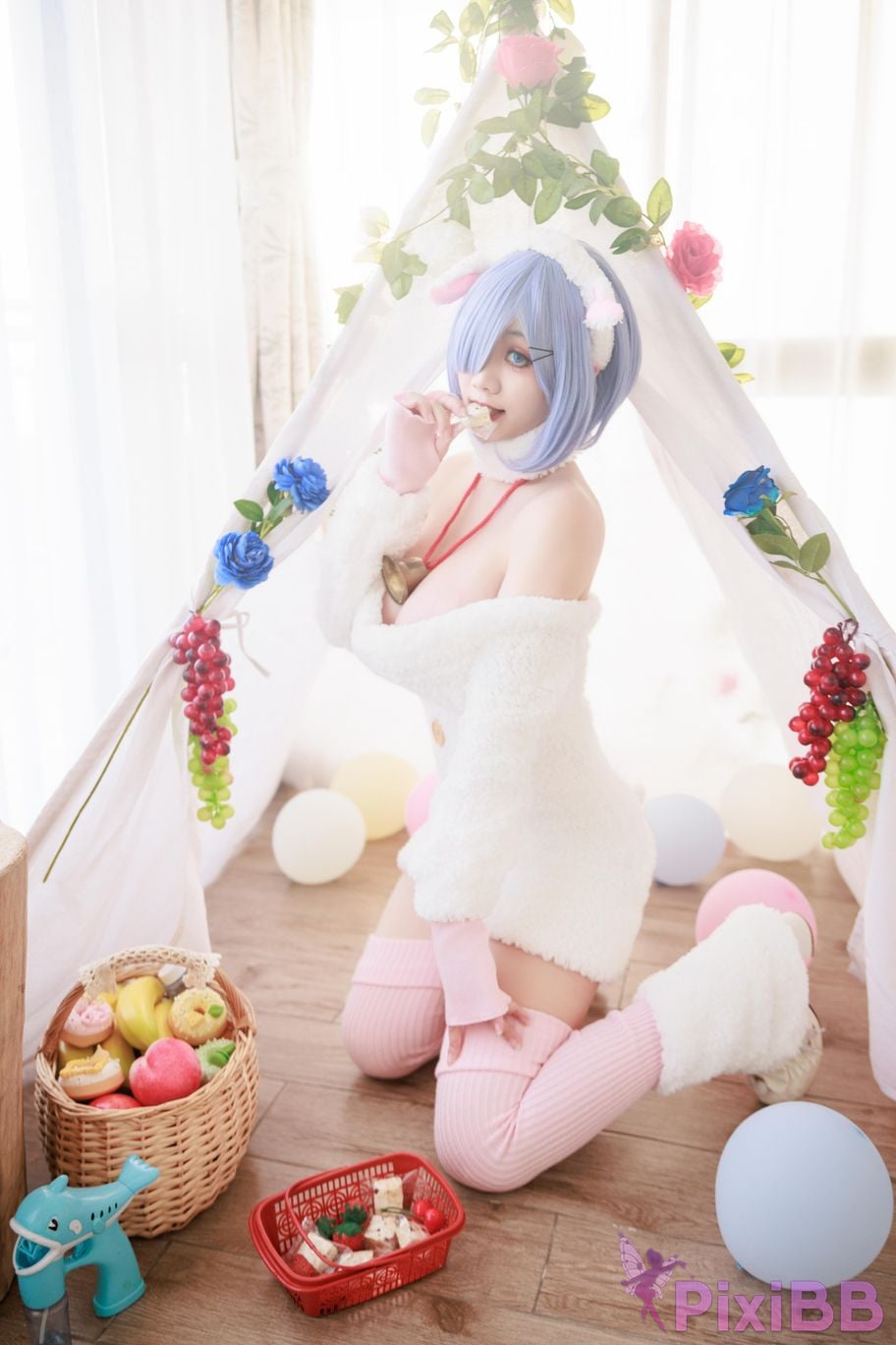 Cosplayer A Xuexue Rem lamb PixiBB.COM 007