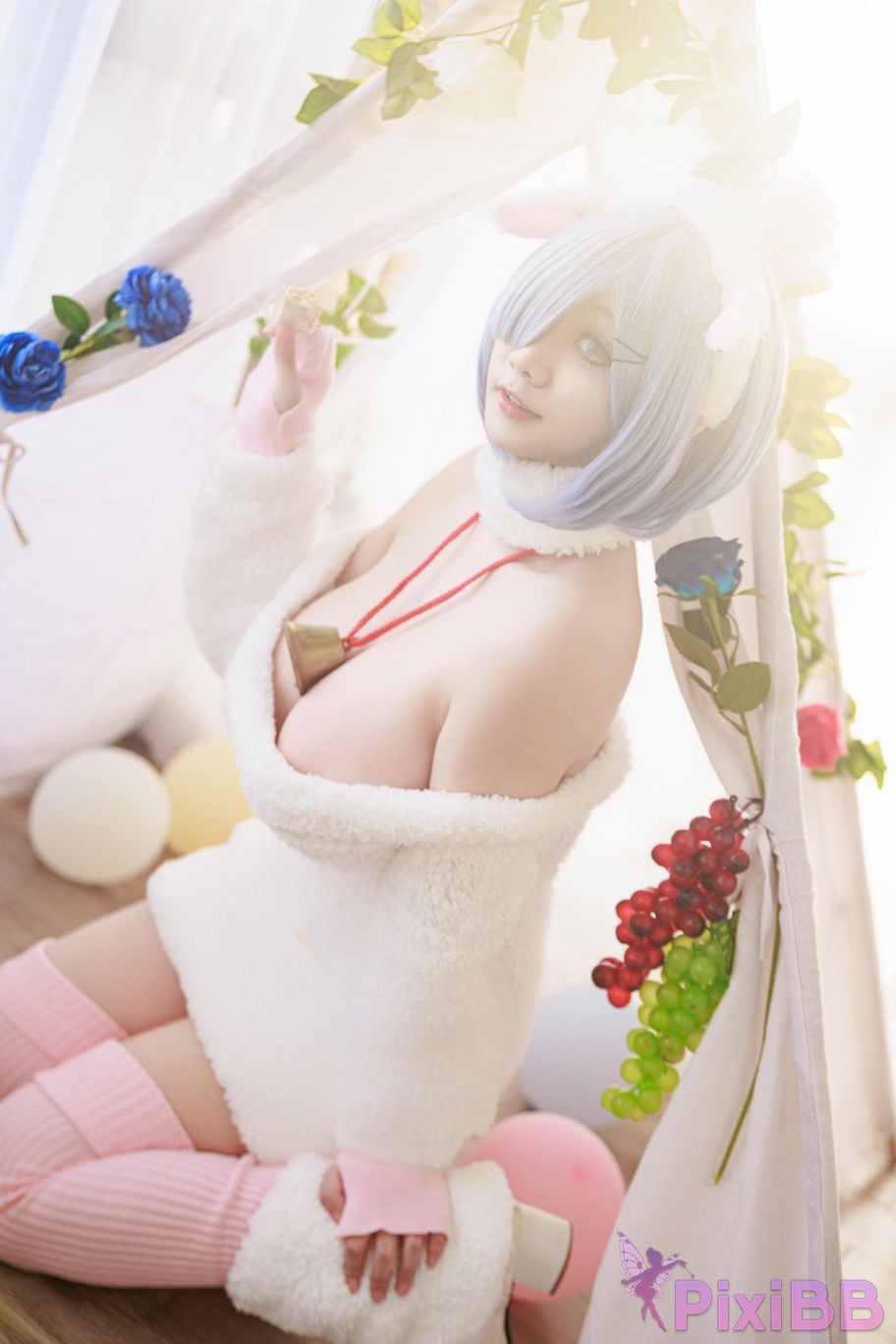 Cosplayer A Xuexue Rem lamb PixiBB.COM 008