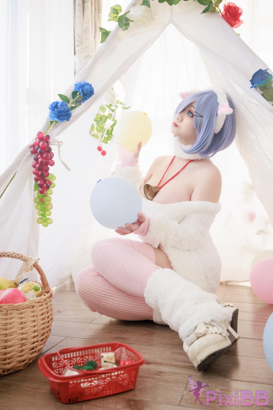 Cosplayer A Xuexue Rem lamb PixiBB.COM 012