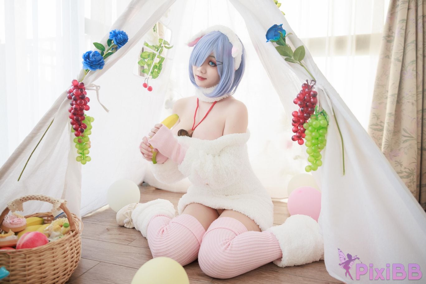Cosplayer A Xuexue Rem lamb PixiBB.COM 019