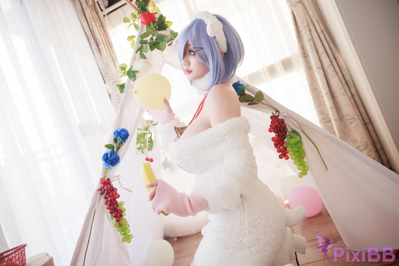 Cosplayer A Xuexue Rem lamb PixiBB.COM 024