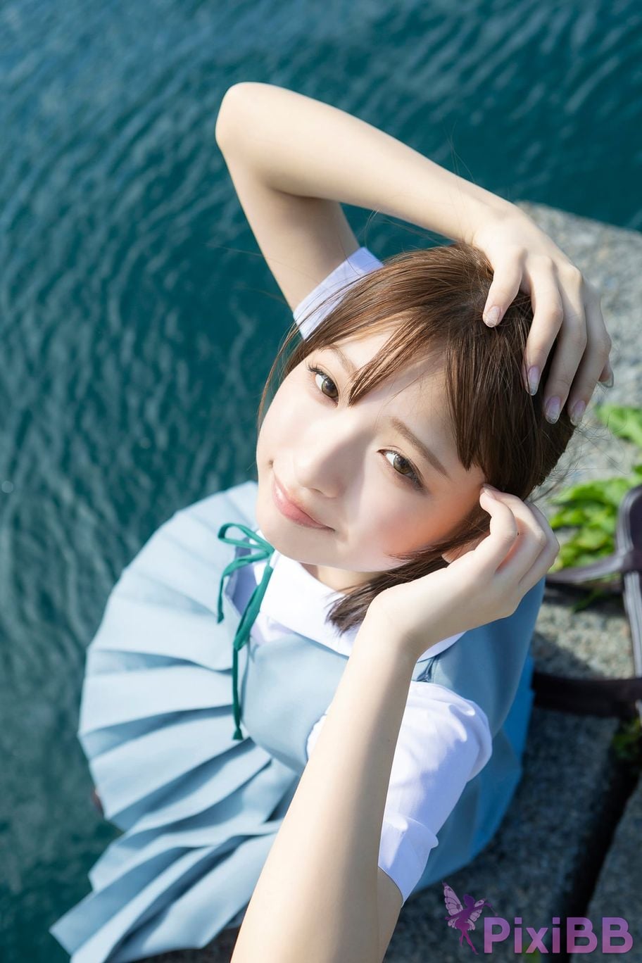 Japanese Idol Runa Ichinose Expanded version Complete 50P Nmaga other YM 2024 issue 26 unreleased cut Yanmaga digital photo book PixiBB.COM 051